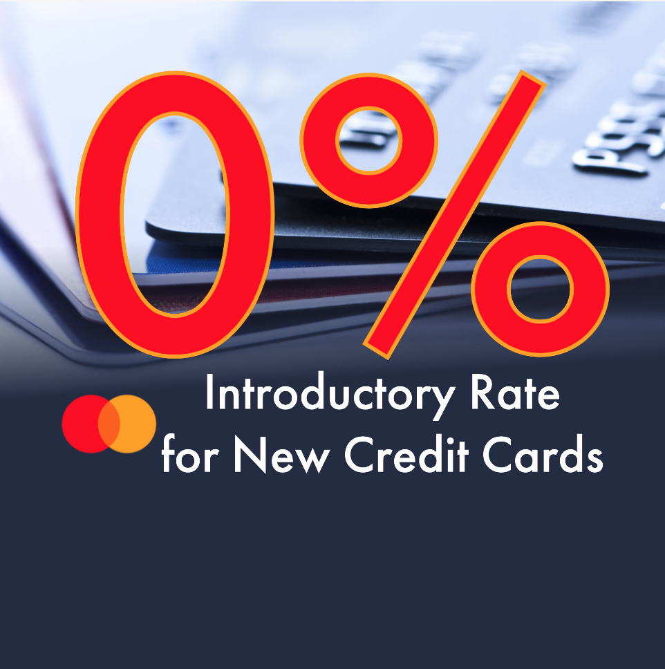 Photo for 0% APR Introductory Rate for New Credit Cards